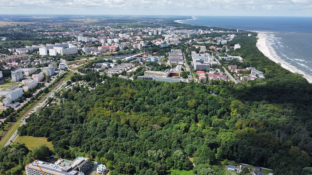 Kołobrzeg z góry